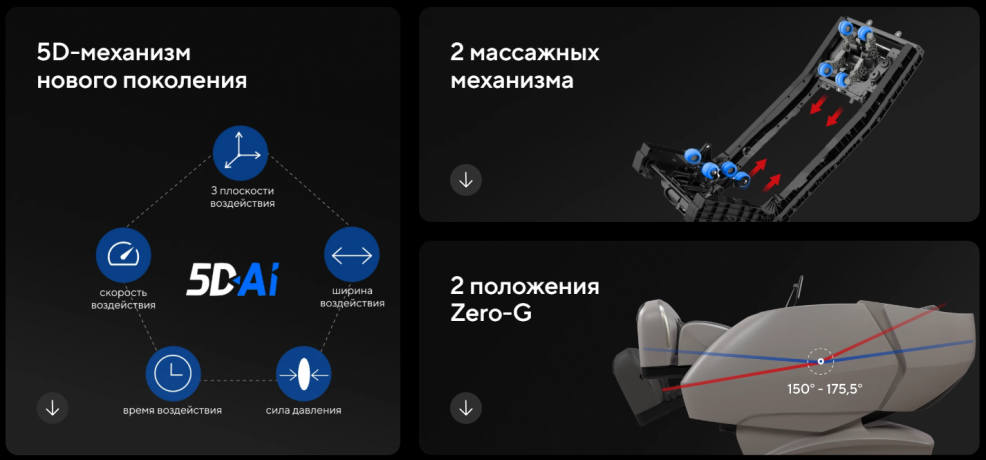 Массажное кресло Ergonova Phantom 5X Coffee